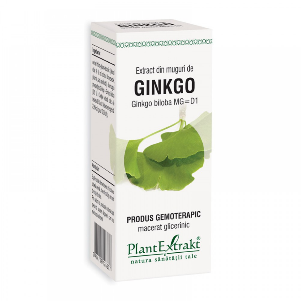 Extract din muguri de Ginkgo, 50 ml, Plant Extrakt