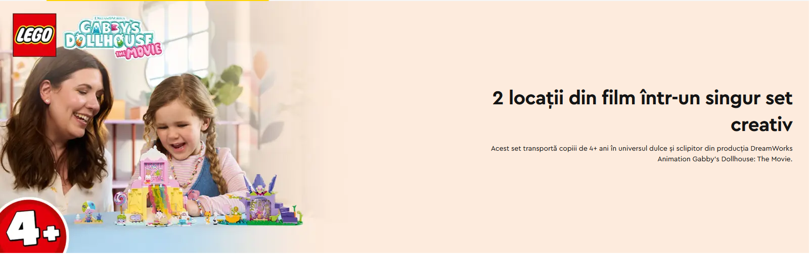 LEGO Gabby's Dollhouse Muntele de dulciuri Banner