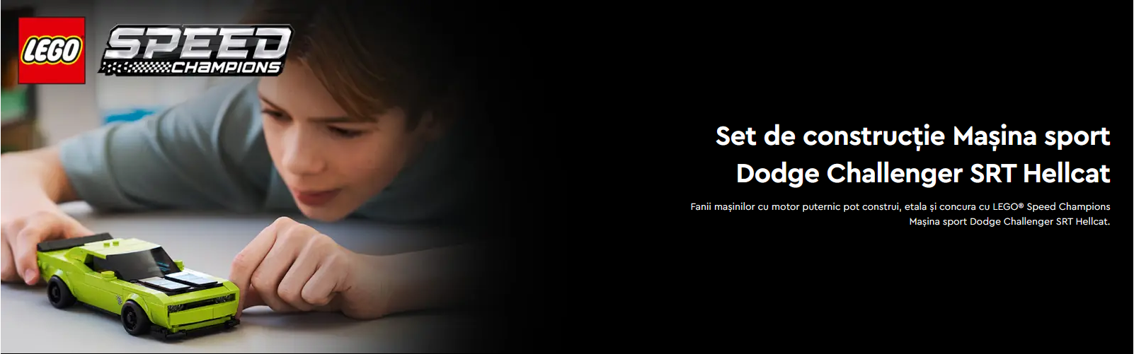 LEGO Speed Champions Dodge Challenger SRT Hellcat Banner