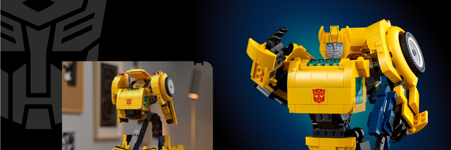 LEGO Icons Transformers Bumblebee Banner