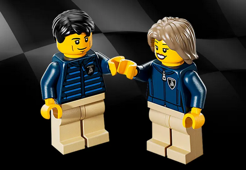 Minifigurine pilot Lamborghini