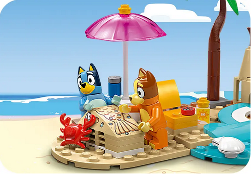 Distractie la plaja LEGO Bluey