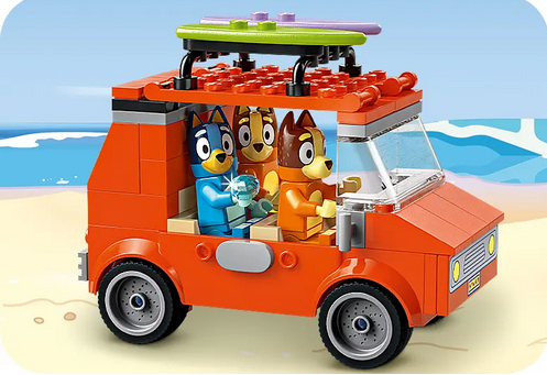 LEGO Bluey Calatoria familiei cu masina