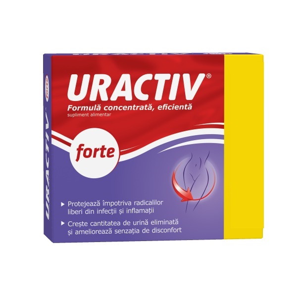 Pachet Uractiv Forte, 20 + 16 capsule, Fiterman Pharma