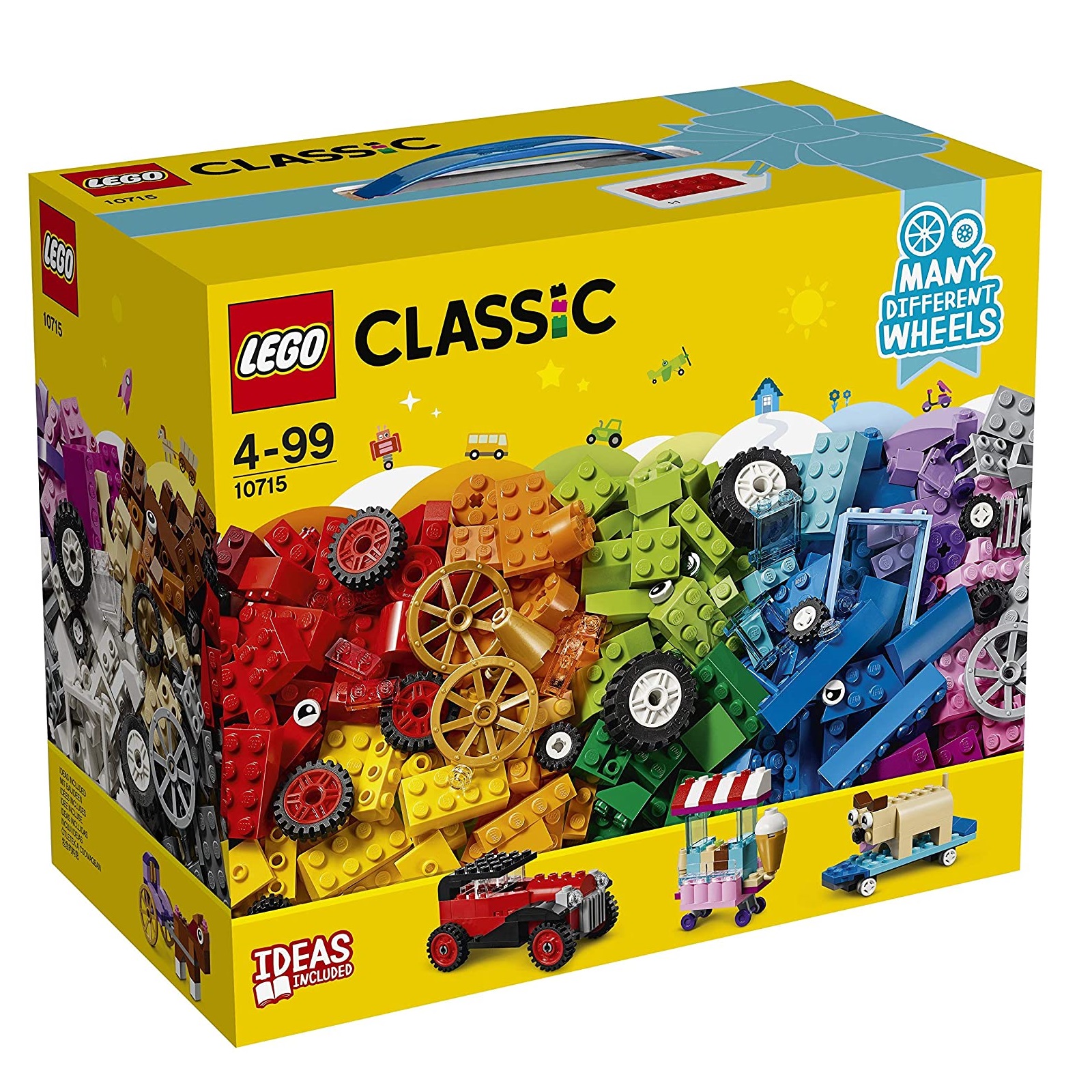 Caramizi in miscare Lego Classic, +4 ani, 10715, Lego