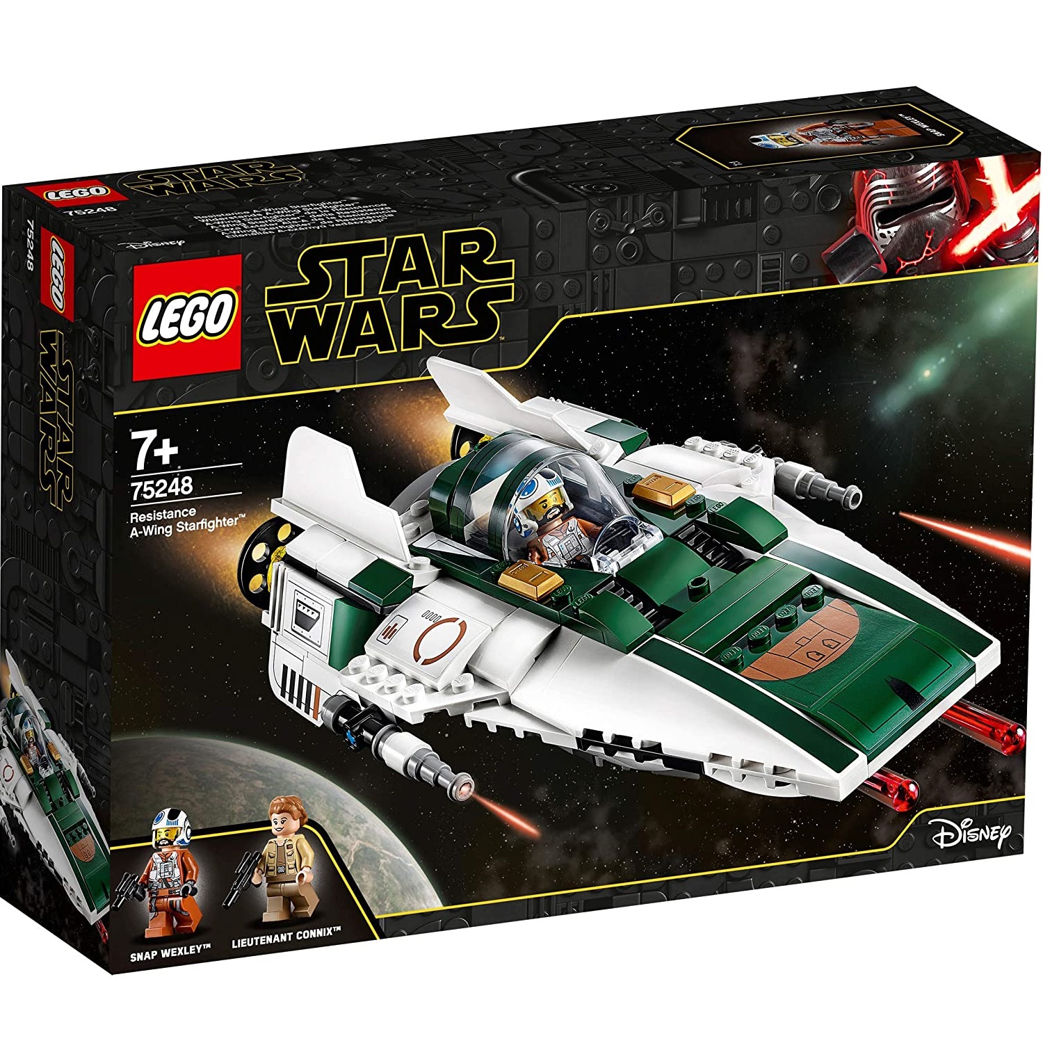 Star Wars Resistance A-Wing Starfighter, L75248, Lego