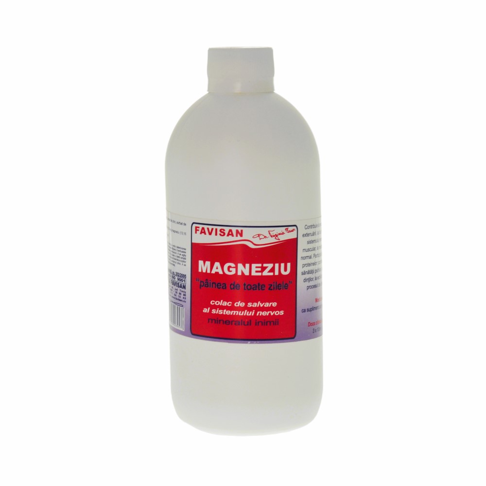 Magneziu lichid, 500 ml, Favisan