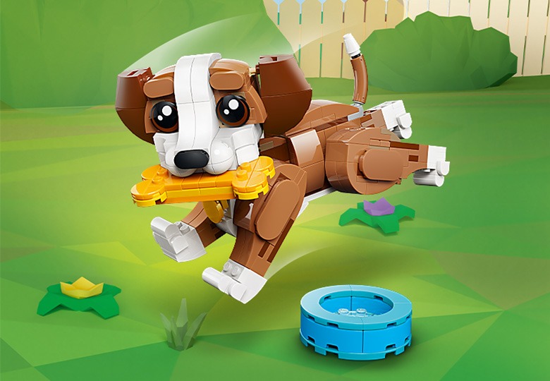 	 LEGO CREATOR ANIMALE ADORABILE CATELUS JUCAUS 