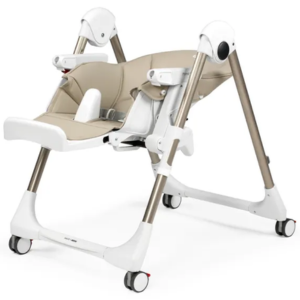 Scaun de masa 2 in 1 Siesta Follow Me, 0-15 kg, Astral Bej, Peg Perego