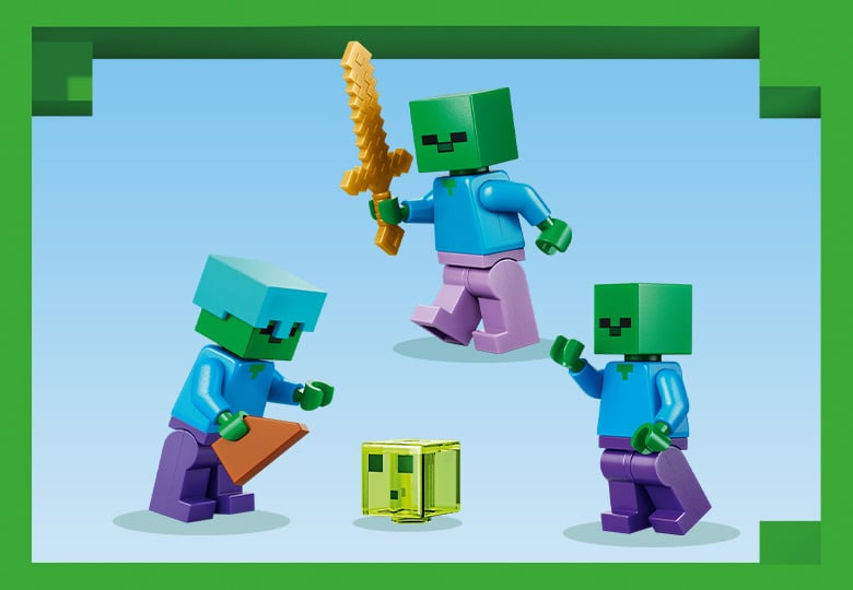 LEGO&reg; Minecraft&reg; Temniță cu zombi