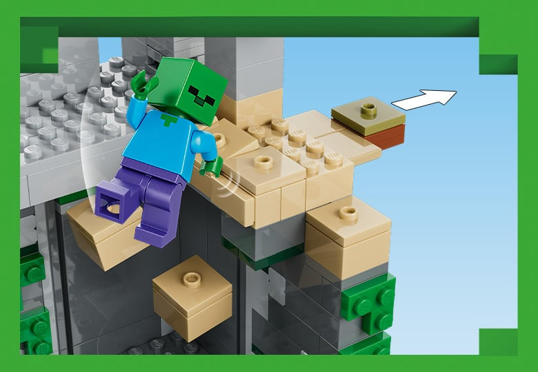 LEGO&reg; Minecraft&reg; Temniță cu zombi