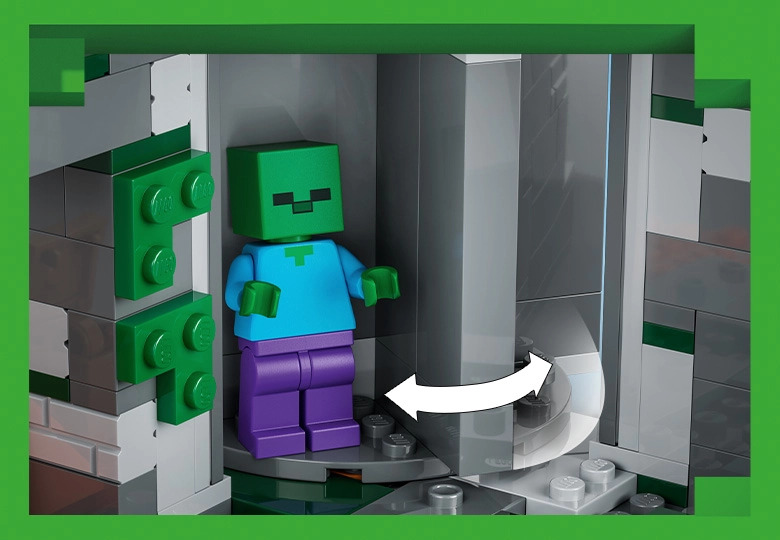 LEGO&reg; Minecraft&reg; Temniță cu zombi