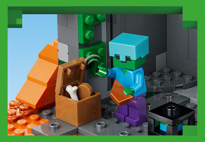 LEGO&reg; Minecraft&reg; Temniță cu zombi