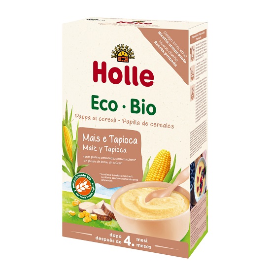 Cereale Eco din porumb si tapioca fara gluten, +4 luni, 250 gr, Holle