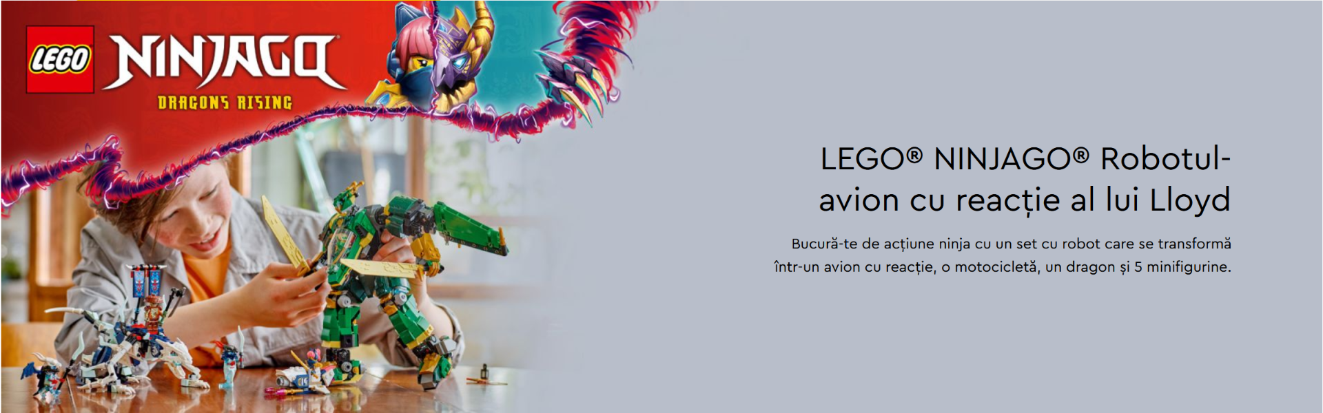 LEGO NINJAGO Robot avion Lloyd 71845