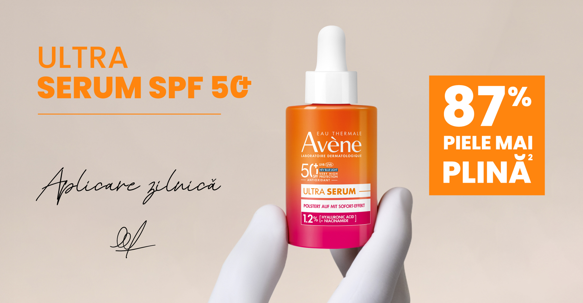 ULTRA SERUM SPF50+ CU EFECT DE REUMPLERE IMEDIAT