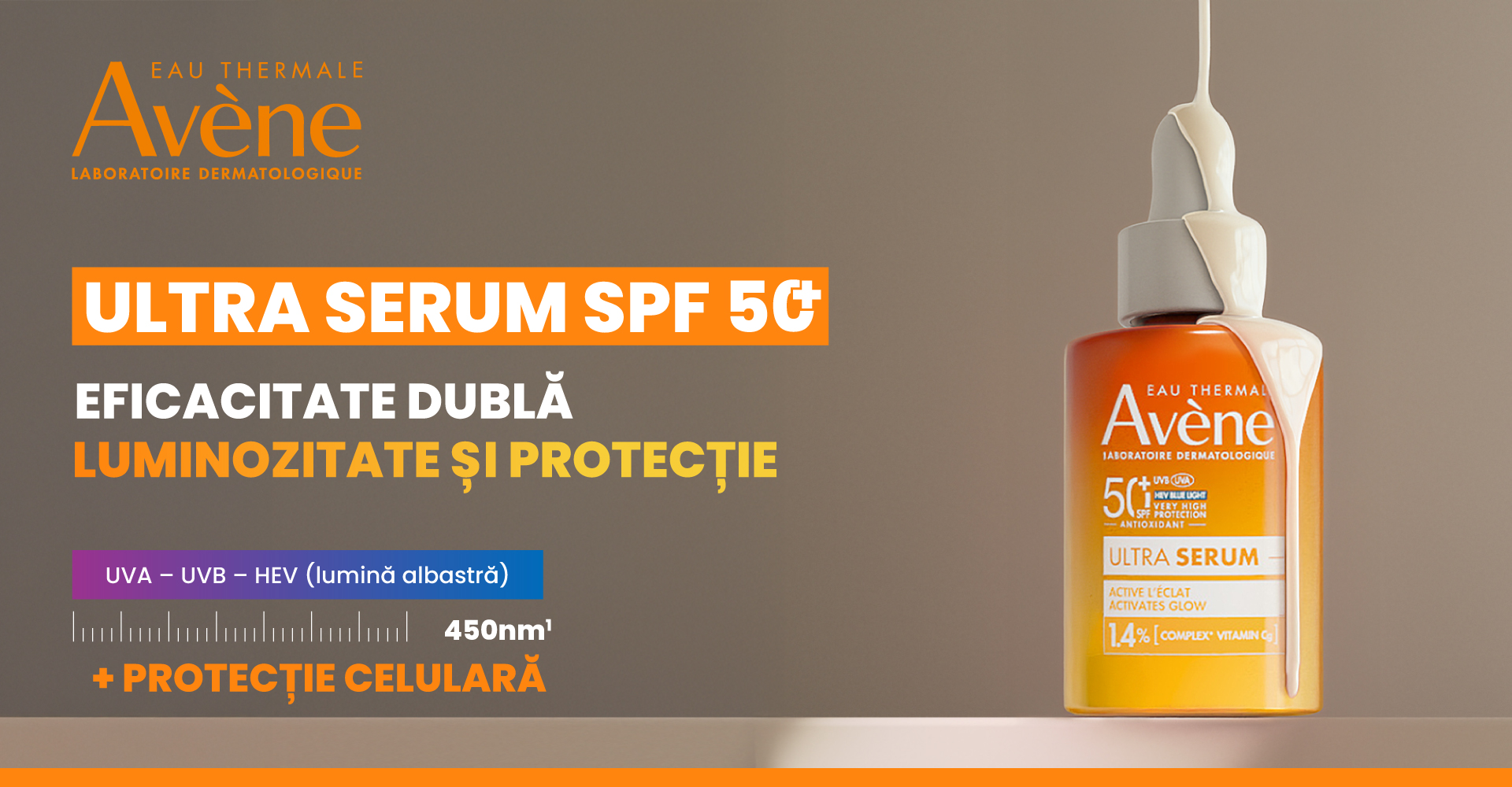 ULTRA SERUM SPF50+ CU EFECT DE LUMINOZITATE