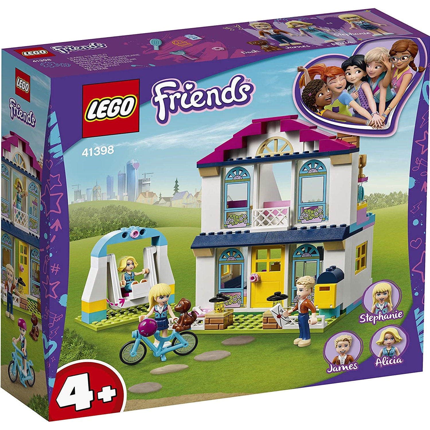 Casa lui Stephanie Lego Friends, +4 ani, 41398, Lego