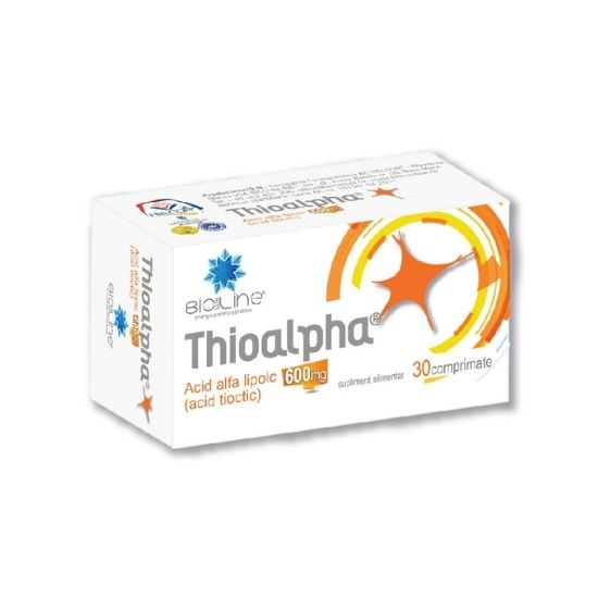 Thioalpha, 600 mg,, 30 comprimate, BioSunLine