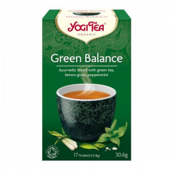 Ceai Green Balance, 17 plicuri, Yogi Tea