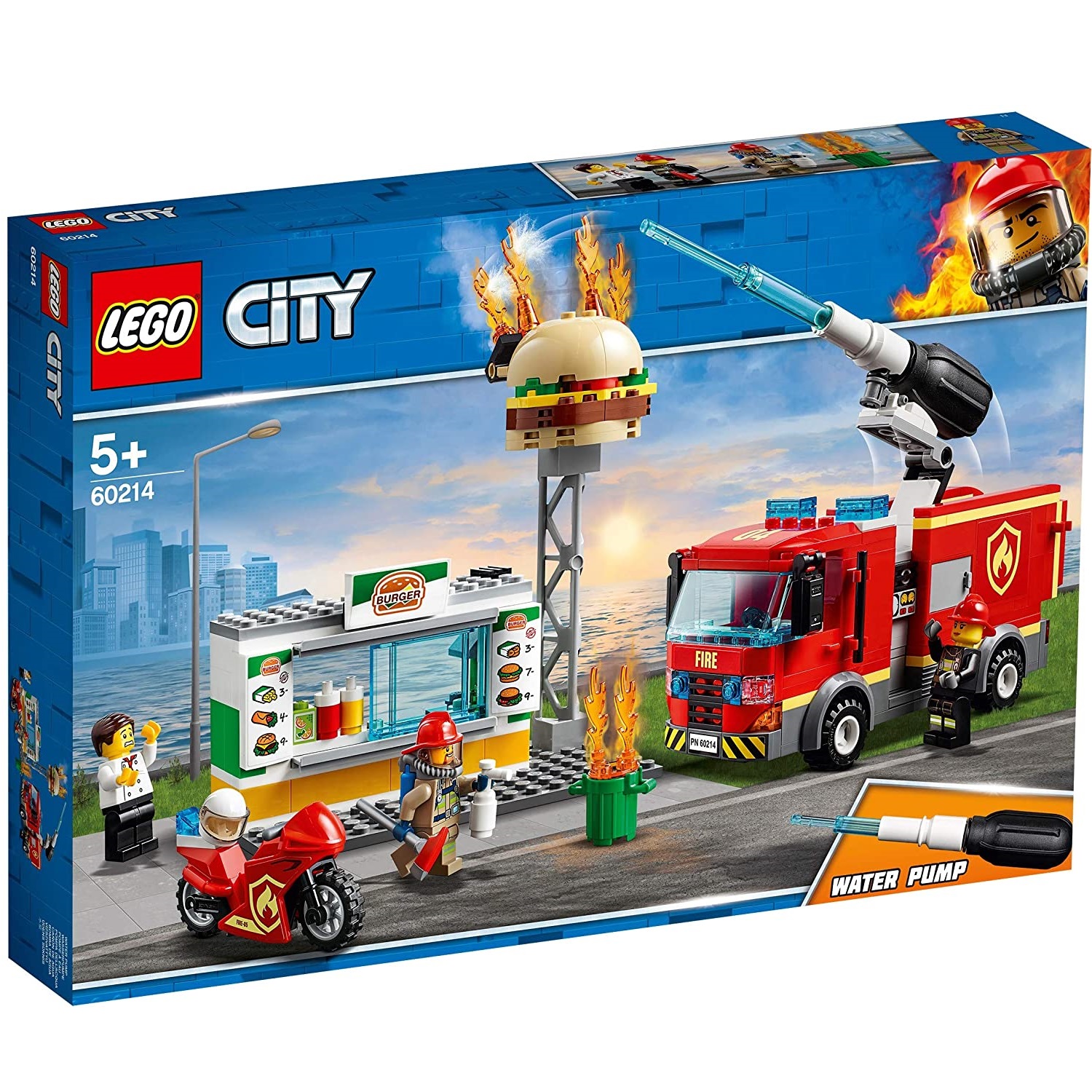 Stingerea incendiului de la Burger Bar, L60214, Lego City