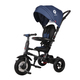 Tricicleta pliabila pentru copii Rito Rubber, Albastru Inchis, Qplay 508760