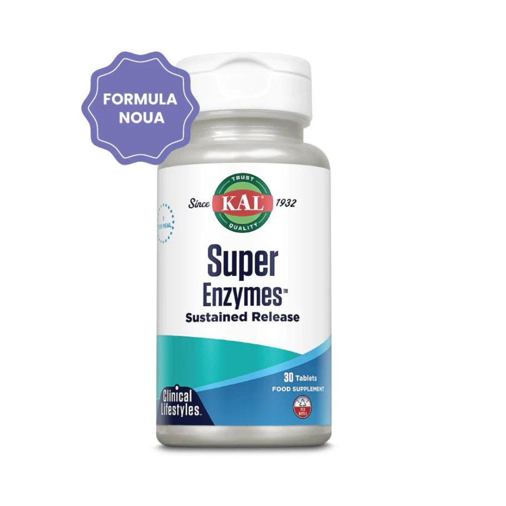 Super Enzymes, 30 tablete, Kal