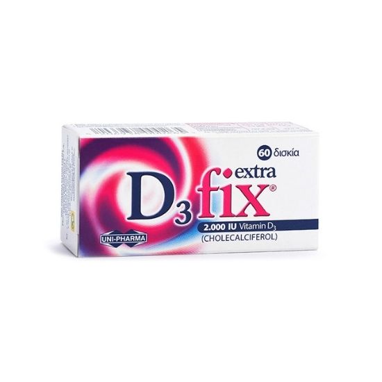 D3 fix 2000IU, 60cpr, Uni Pharma