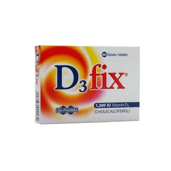 D3 fix 1200IU, 60 comprimate, Uni Pharma