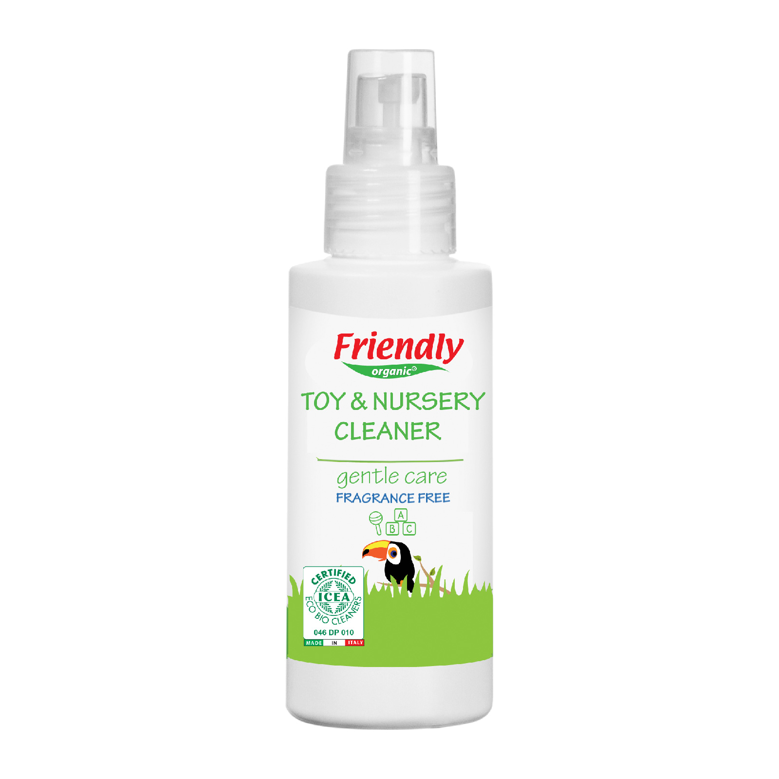 Detergent Spray pentru jucarii si suprafete, 100 ml, Friendly Organic
