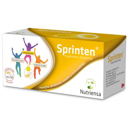 Sprinten Nutriensa, 60 comprimate, Antibiotice SA