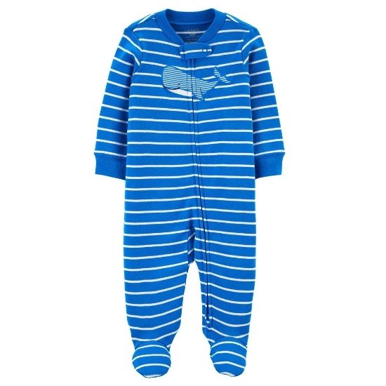 Pijama pentru copii, model balena, 3 luni, Carters