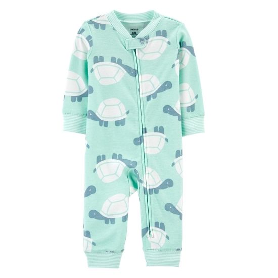 Pijama cu fermoar, Testoasa, 0 Luni, Carters