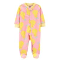 Pijama Cu Fermoar Reversibil 100 Bumbac Organic Oițe 9 Bebe Tei