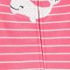 Pijama roz, model balena, 0 luni, Carters 462421