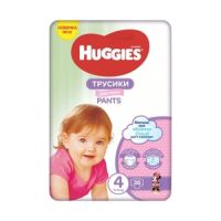 Scutece Pants Soft Comfort Girl Nr. 4, 9 -14 Kg, 36 bucati, Huggies