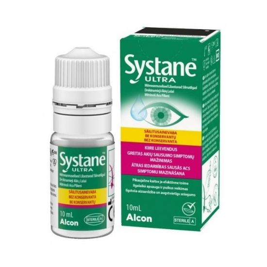 Picaturi oftalmice lubrifiante fara conservanti, Systane Ultra, 10 ml, Alcon
