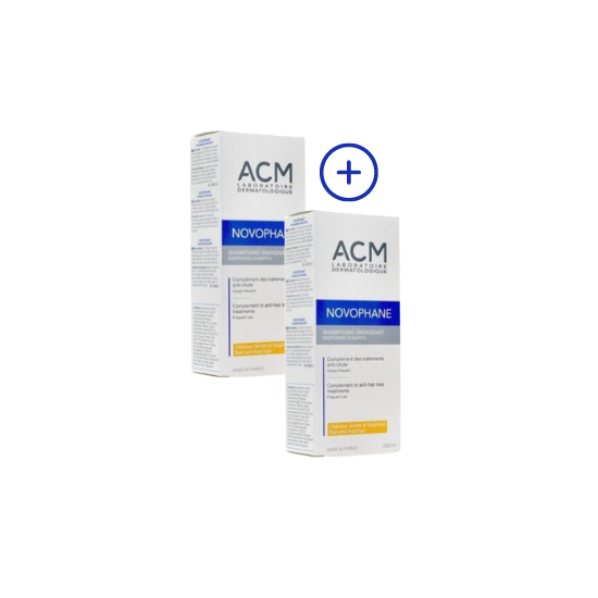 Pachet Sampon Energizant Novophane, 200+200 ml, ACM