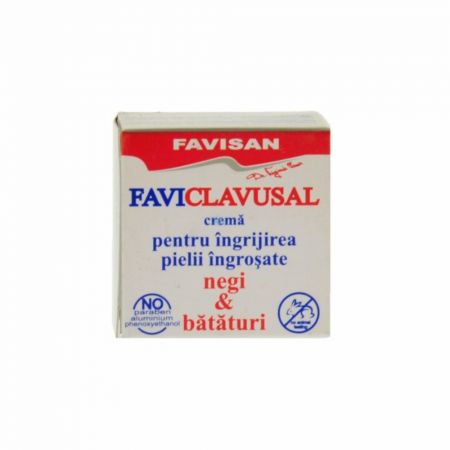 Crema pentru ingrijirea pielii ingrosate Faviclavusal, 10 ml, Favisan