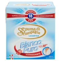 Detergent pudra 2 in1 Bianco Puro, 1 kg, Spuma di sciampagna