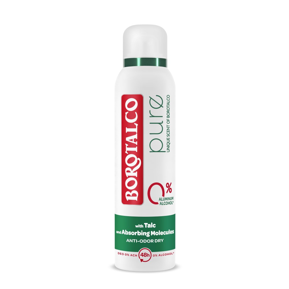 Deodorant spray Pure, 150 ml, Unique, Borotalco