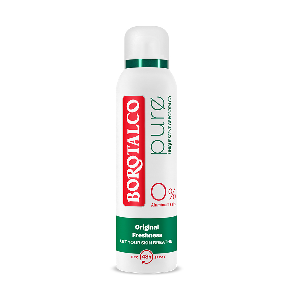 Deodorant spray Pure, Original, 150 ml, Borotalco