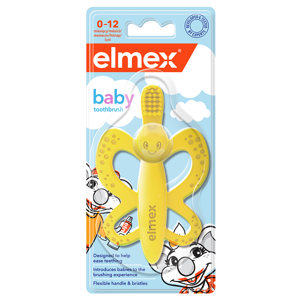 Periuta de dinti Baby, 0-12 luni, Elmex