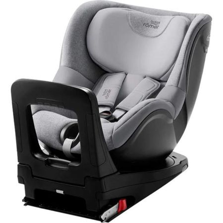 Scaun auto rotativ pentru copii Dualfix M I-Size, 61-105 cm, Grey Marble