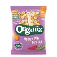 Snack bio mini din porumb mix cu legume, + 9 luni, Organix