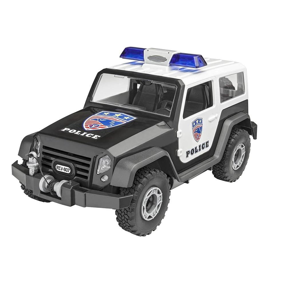 Vehicul de politie, junior kit, Revell