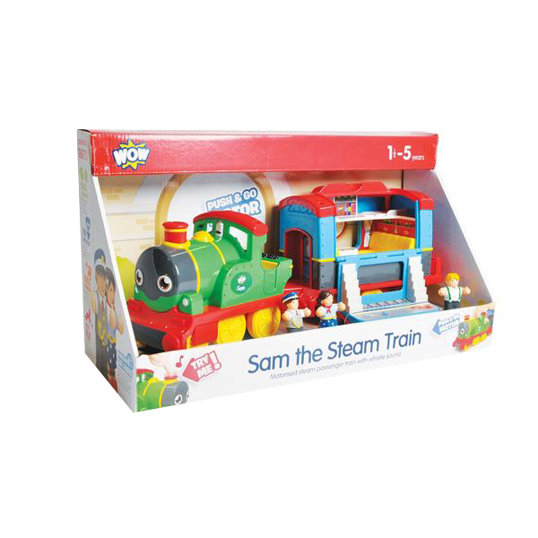 Tren Steam Sam, Wow Toys