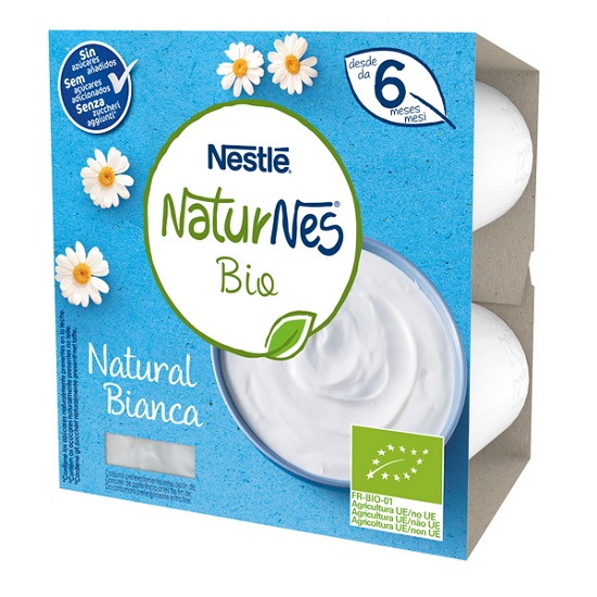 Gustare Bio cu lapte Naturnes, 4x 90 gr, Nestle