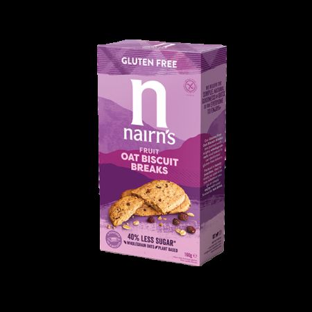Biscuiti fara gluten din ovaz integral si fructe Nairn's