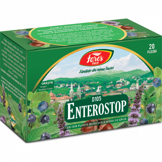 Ceai Enterostop, 20 plicuri, Fares